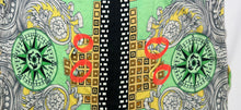 Load image into Gallery viewer, VERSACE Collection Yellow Mini Viscose Printed Baroque Dress Small Sz 38 4 5 6