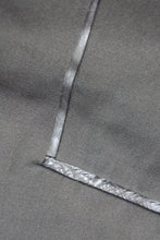 Load image into Gallery viewer, YSL Yves Saint LAURENT RIve GAUCHE Brown Wool Pencil Skirt Leather Accent Skirt Small 36 0 2 4