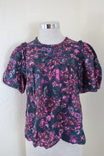 Load image into Gallery viewer, ULLA JOHNSON Purple Midnight Cotton Short SLeeves Top Small 4 5 6