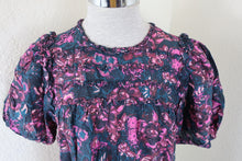 Load image into Gallery viewer, ULLA JOHNSON Purple Midnight Cotton Short SLeeves Top Small 4 5 6