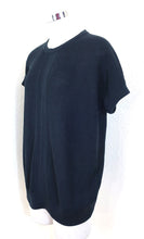 Load image into Gallery viewer, Vintage HERMES Black KNitted Mesh Net Short Sleeves Sweater Top Blouse Small 38 4 5 6