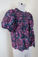 Load image into Gallery viewer, ULLA JOHNSON Purple Midnight Cotton Short SLeeves Top Small 4 5 6