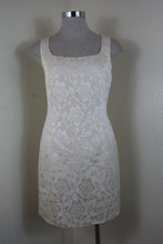 Load image into Gallery viewer, VNTG Gianni Versace Yellow Damask Sleeveless Pencil Bodycon Cotton Dress Small 40 5 6