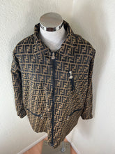Load image into Gallery viewer, Vintage FENDI Jeans Zucca Monogram Reversible Jacket Unisex Oversize IT 38 / US XS