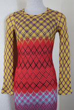 Load image into Gallery viewer, MISSONI Crochet Mermaid Maxi Mettalic Dress Earth Tone Small 36 0 2 4