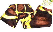 Load image into Gallery viewer, Vintage GIANNI VERSACE Couture Giraffe Print Yellow Brown Trouser Pants Small 40 4 5 6