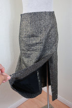 Load image into Gallery viewer, Love MOSCHINO Shimmery Long Maxi Acrylic Wool Pencil Skirt Small M 40 4 5 6