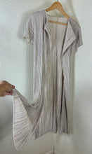 Load image into Gallery viewer, Archival Pleats Please Issey Miyake Textured Maxi Duster Cardigan Dress Small Size 2