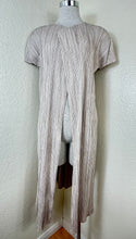 Load image into Gallery viewer, Archival Pleats Please Issey Miyake Textured Maxi Duster Cardigan Dress Small Size 2