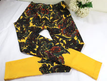 Load image into Gallery viewer, LOUIS VUITTON Paisley Brown Yellow Ballerina Leggings Tights Pants Small 34 0 2 4