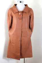Load image into Gallery viewer, Vintage ELLA LUNA Brown Leather Small Lambskin Jacket Small 2 4 6
