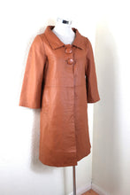 Load image into Gallery viewer, Vintage ELLA LUNA Brown Leather Small Lambskin Jacket Small 2 4 6
