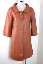 Load image into Gallery viewer, Vintage ELLA LUNA Brown Leather Small Lambskin Jacket Small 2 4 6