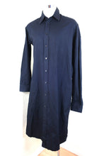 Load image into Gallery viewer, MASAKI MATSUTSHIMA Black COtton Polo Long Sleeve Top Dress Midi Small XS 0 2 4