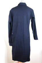 Load image into Gallery viewer, MASAKI MATSUTSHIMA Black COtton Polo Long Sleeve Top Dress Midi Small XS 0 2 4