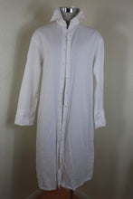 Load image into Gallery viewer, Vintage BOTTEGA VENETA White Cotton Long Sleeve Polo Shirt Dress Small 2 4 6