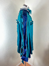 Load image into Gallery viewer, SACAI Sheer Ruffle Mock Neck Blouse Emerald Green Size 3 M Large