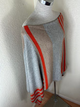 Load image into Gallery viewer, TOMAS MAIER 100% Cashmere Asymmetrical Triangle Shawl Scarf Made in Italy medium to Large