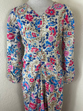 Load image into Gallery viewer, Isabel Marant Galia Floral Paisley Ruched Silk Blend Lined Midi Dress Xs Small 38 4 6