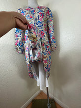 Load image into Gallery viewer, Isabel Marant Galia Floral Paisley Ruched Silk Blend Lined Midi Dress Xs Small 38 4 6
