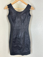 Load image into Gallery viewer, Archival Vintage Darla-Jane Gilroy London Leather Dress Rare 1980s 1990s Clubwear xXS XS 0 2