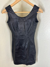 Load image into Gallery viewer, Archival Vintage Darla-Jane Gilroy London Leather Dress Rare 1980s 1990s Clubwear xXS XS 0 2