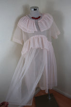 Load image into Gallery viewer, SIMONE ROCHA Light Pink Polyester Nylon Embellished Midi Mesh Sheer Dress S M 6 7 8