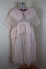 Load image into Gallery viewer, SIMONE ROCHA Light Pink Polyester Nylon Embellished Midi Mesh Sheer Dress S M 6 7 8