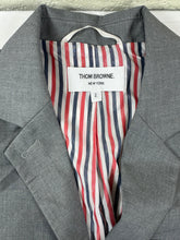 Load image into Gallery viewer, Thom Browne New York Grey Wool Classic Blazer Sport Coat Jacket Size 2 XS Small 0 2