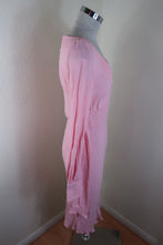 Load image into Gallery viewer, Red VALENTINO Vintage Pink Long Sleeve Vneck Mermaid Viscose Cocktail Dress Small 42 4 5 6
