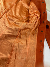 Load image into Gallery viewer, Vintage KENZO JUNGLE Orange Lambskin Leather Jacket Blazer Made In Belgium Sz 36 Small 2 4