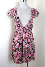 Load image into Gallery viewer, MISSONI Low Cut Geometric Deep Vneck Top Blouse Mini Dress Shirt Medium 6 7 8