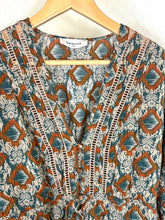 Load image into Gallery viewer, Berenice Paris Rozo Capadoce Midi Dress EU 38 US M NWT Boho Lace Trim Viscose 6 7