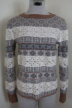 Load image into Gallery viewer, CHANEL Brown Mohair Cashmere Cotton Sweater Sweatershirt Top Small 36 2 4