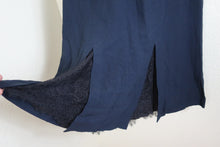 Load image into Gallery viewer, Red VALENTINO Blue 3/4 Sleeves Lace Bottom Dress S Medium 42 6 7 8