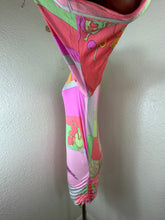 Load image into Gallery viewer, Vintage Leonard Paris Silk Jersey Asymmetrical Shift Dress Birds Print Size M 4 6