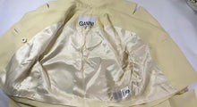 Load image into Gallery viewer, Rare GANNI Pale Banana Yellow Crop Blazer Jacket Eco Suiting – Size 32 (US 0) XS S 0 2