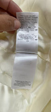 Load image into Gallery viewer, Rare GANNI Pale Banana Yellow Crop Blazer Jacket Eco Suiting – Size 32 (US 0) XS S 0 2