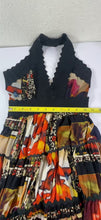 Load image into Gallery viewer, Vintage Jean Paul Gaultier Soleil Patchwork Mesh Backless Halter Maxi Dress XS Rare Y2K Small 0 2 4
