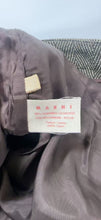 Load image into Gallery viewer, Vintage MARNI Archive Luxury Cashmere Leather-Trim Herringbone Shorts IT 38 US XS Small 2 4
