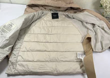 Load image into Gallery viewer, Weekend Max Mara LUXEPAD Cashmere Blend Hooded Puffer Vest Gilet Taupe Size Small S 0 2 4