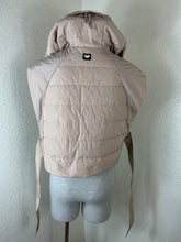 Load image into Gallery viewer, Weekend Max Mara LUXEPAD Cashmere Blend Hooded Puffer Vest Gilet Taupe Size Small S 0 2 4