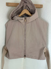 Load image into Gallery viewer, Weekend Max Mara LUXEPAD Cashmere Blend Hooded Puffer Vest Gilet Taupe Size Small S 0 2 4