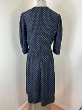 Load image into Gallery viewer, Archival Vintage 70s Chanel Creations Polka Dot Dress by Philippe Guibourge S Small 4 5 6