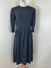 Load image into Gallery viewer, Archival Vintage 70s Chanel Creations Polka Dot Dress by Philippe Guibourge S Small 4 5 6
