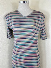 Load image into Gallery viewer, Vintage 90s Missoni Sport Multi-Stripe Knit Dress - Made in Italy - IT 46 US S M 4 6