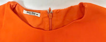 Load image into Gallery viewer, Miu Miu 2015 Vibrant Orange Ruffle Shift Mini Dress Size IT 38 US XS S 0 2 4