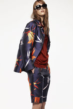 Load image into Gallery viewer, MARNI Resort Collctn Blue Orage Bird Paradise Floral Blazer Jacket Small Med 40 6 7 8