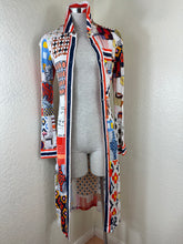 Load image into Gallery viewer, Tory Burch Laurence Patchwork Shirtdress David Hicks Runway Silk Blend XS 0 2