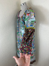 Load image into Gallery viewer, Rare TSUMORI CHISATO Japan Whimsical Woodland Fox Bird Cotton Maxi Dress Small Med 2 4